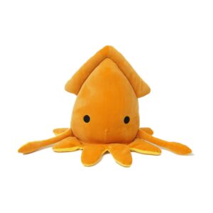 avocatt stuffed squid plush toy - 10 inches stuffed animal plushie - plushy and squishy squid with soft fabric and stuffing - cute toy gift for boys and girls