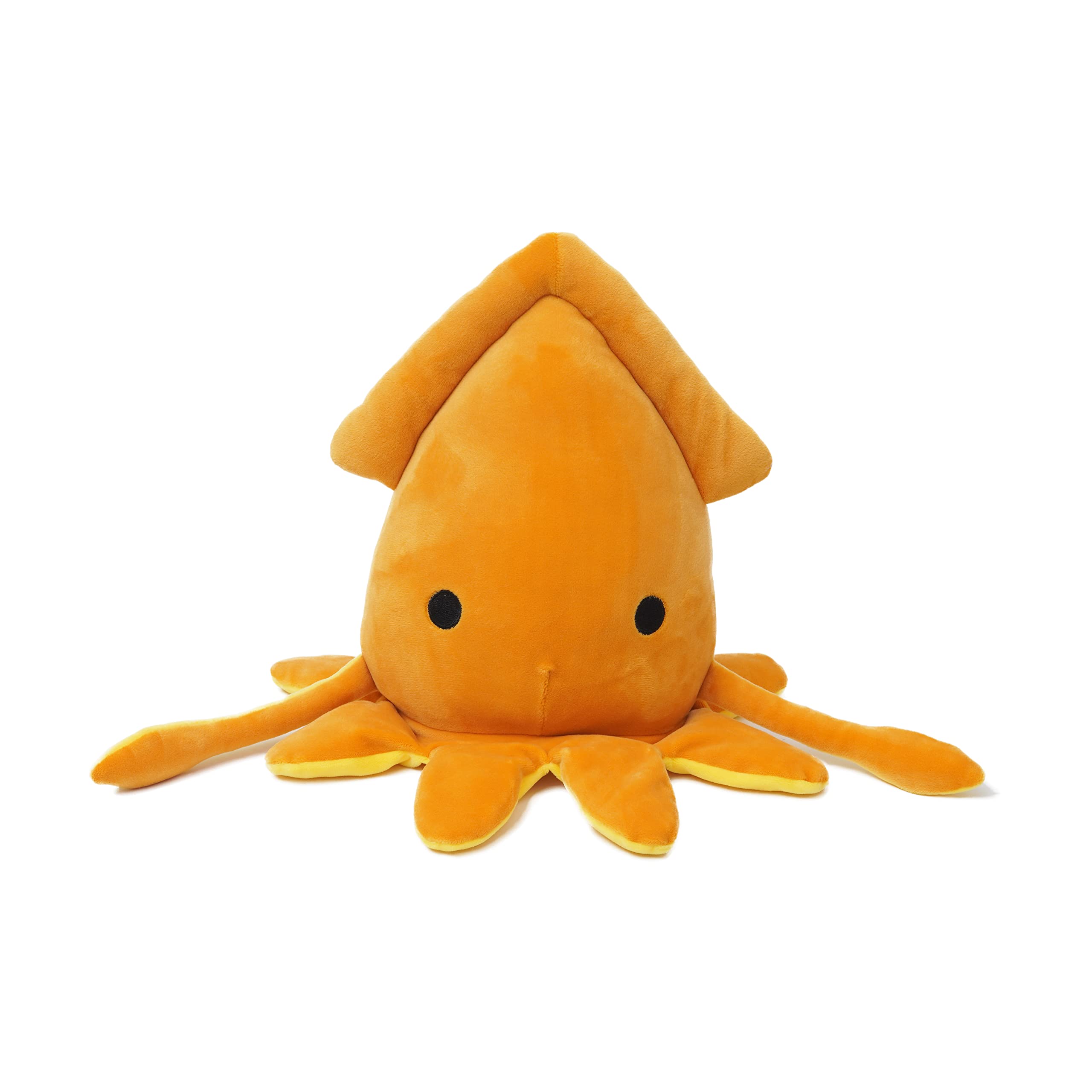 Avocatt Stuffed Squid Plush Toy - 10 Inches Stuffed Animal Plushie - Plushy and Squishy Squid with Soft Fabric and Stuffing - Cute Toy Gift for Boys and Girls