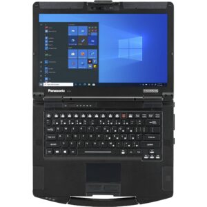 Panasonic TOUGHBOOK FZ-55D2601KM 14” HD LED Laptop Computer – 11th Gen Intel Core i5-1145G7 Quad-Core up to 4.40 GHz Processor, 16GB DDR4 RAM, 512GB NVMe SSD, Intel Iris Xe Graphics, Windows 10 Pro