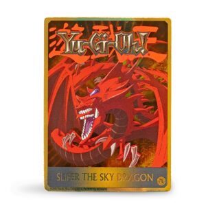 Yu-Gi-Oh! Highly Detailed 7 inch Articulated Action Figure, Limited Edition, Includes Exclusive Trading Card, Slifer The Sky Dragon