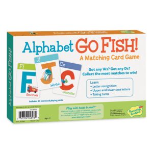 Peaceable Kingdom Alphabet Bingo and Alphabet Go Fish Educational Games for Kids