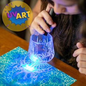 Starlight Cyanotype Kit | Instant 8"x10" Cyanotype Paper – No Water Needed | Sun Printing Kit for Kids, Crafts & Science – 20 Sheets of Sun Paper