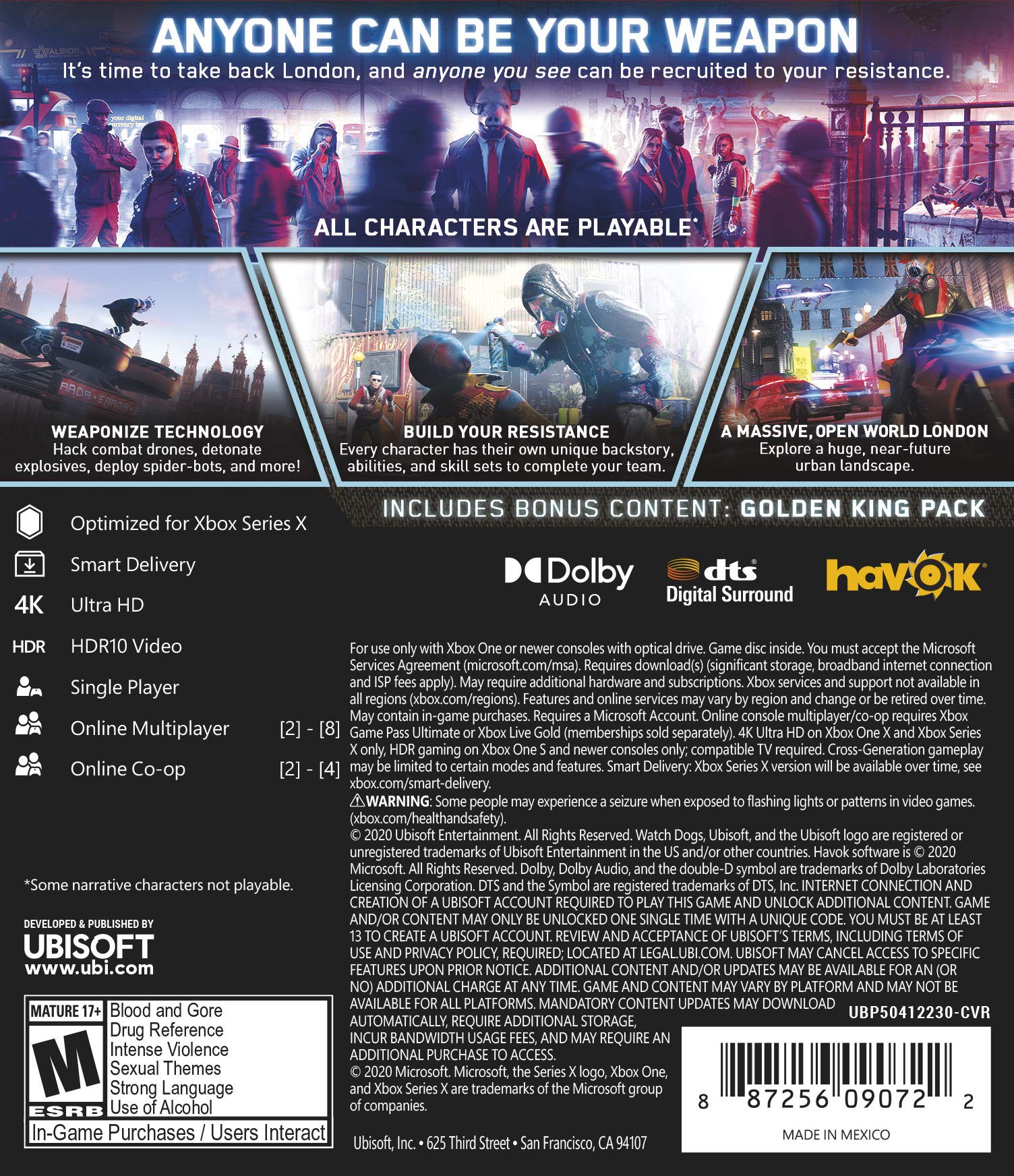 Watch Dogs Legion - Xbox One Standard Edition (Renewed)