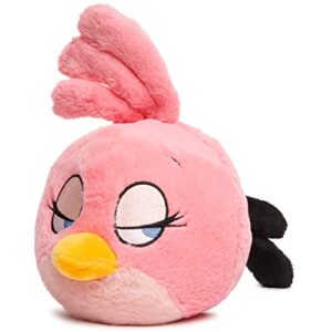 Mighty Mojo Angry Birds - Stella - Pink Bird - 8 Inch Collectible Plush Doll - Officially Licensed - Super Soft, Cuddly Doll for Kids and Adults - Original Series