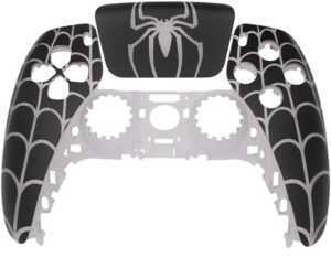 touchpad front housing shell for for ps5 controller diy shell custom touch pad cover spider pattern faceplate bdm-020