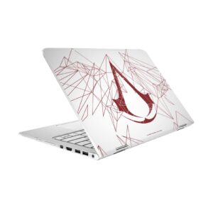 head case designs officially licensed assassin's creed geometric logo vinyl sticker skin decal cover compatible with hp spectre pro x360 g2