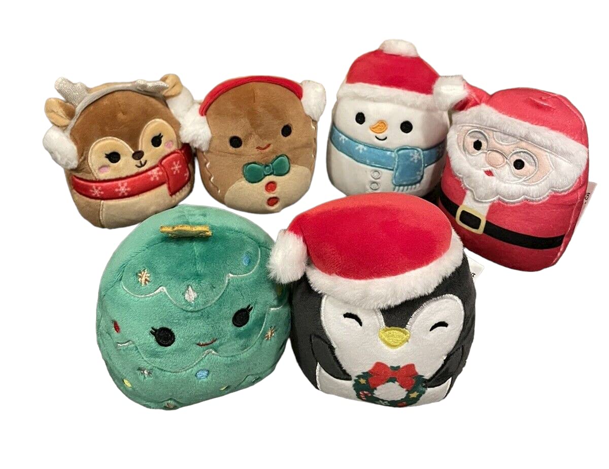 Squishmallows Kellytoy 2022 Christmas Mystery Capsule 1 ONE Color Chosen at Random