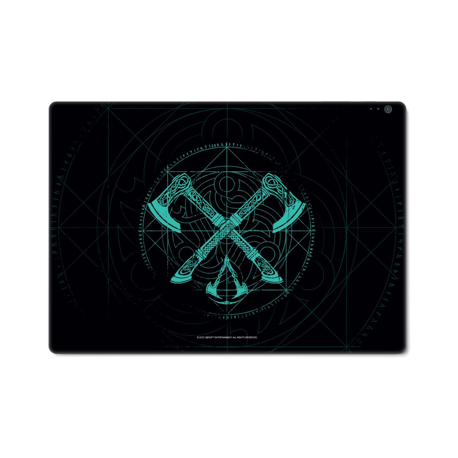 Head Case Designs Officially Licensed Assassin's Creed Dual Axes Valhalla Compositions Vinyl Sticker Skin Decal Cover Compatible with Microsoft Surface Pro 4/5/6