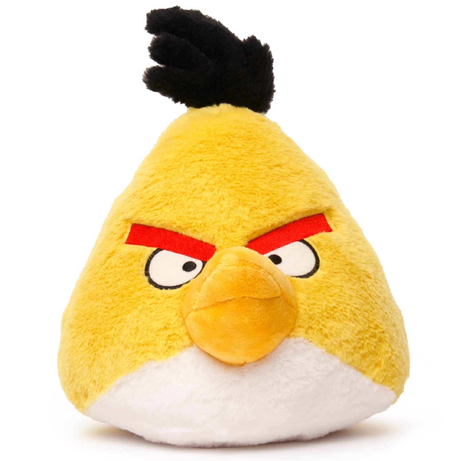 Mighty Mojo Angry Birds - Chuck - Yellow Bird - 9 Inch Collectible Plush Doll - Officially Licensed - Super Soft, Cuddly Doll for Kids and Adults - Original Series