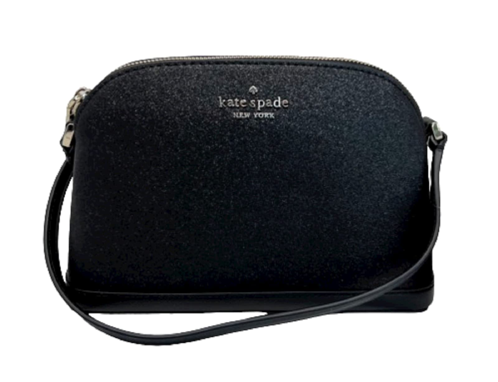 kate spade new york Tinsel Dome Crossbody Small (Black)