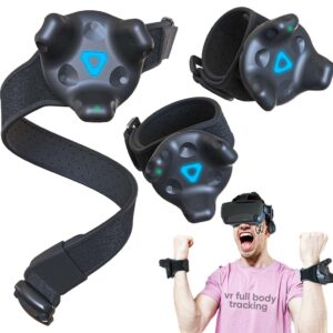 Skywin VR Tracker Belt and Strap for HTC Vive System (1 Belt 2Hand Straps) + VR Cable Management for Oculus Rift VR Headset