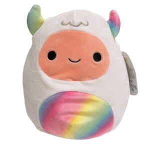 Squishmallows Kellytoy Christmas Squad 8'' Plush Doll (8'' Yuri The Yeti), SQX21-8AST-C, Multicolor