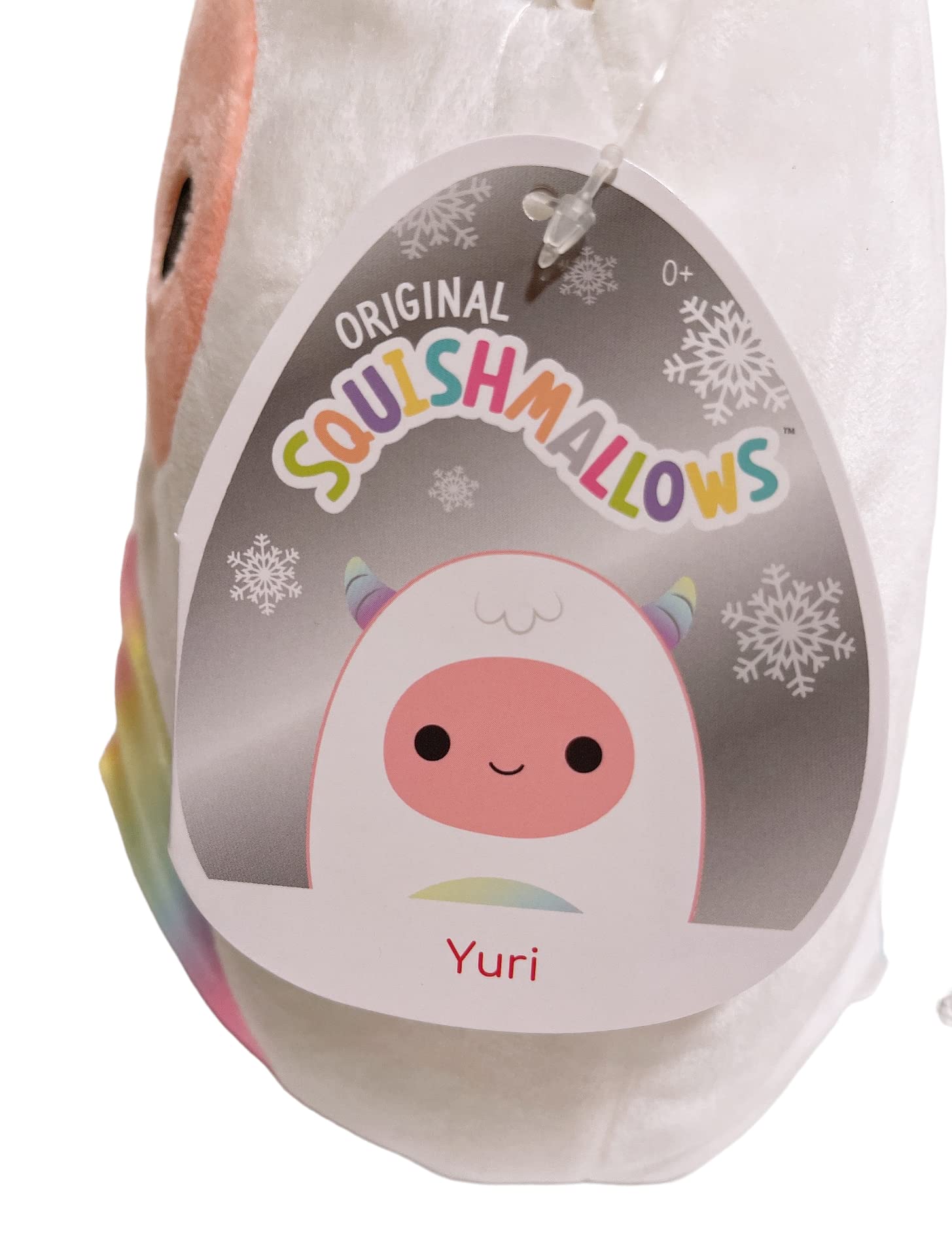 Squishmallows Kellytoy Christmas Squad 8'' Plush Doll (8'' Yuri The Yeti), SQX21-8AST-C, Multicolor