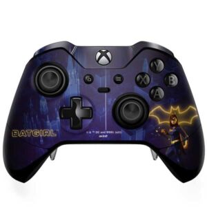 skinit decal gaming skin compatible with xbox one elite controller - officially licensed warner bros batgirl gotham knights design