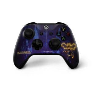 skinit decal gaming skin compatible with xbox one x controller - officially licensed warner bros batgirl gotham knights design