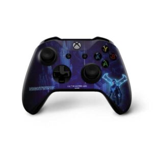 skinit decal gaming skin compatible with xbox one x controller - officially licensed warner bros nightwing design