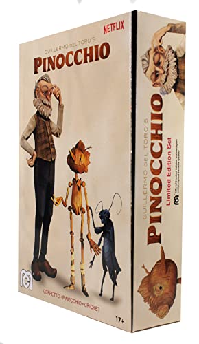 Mego Guillermo del Toro’s Pinocchio Action Figure Set