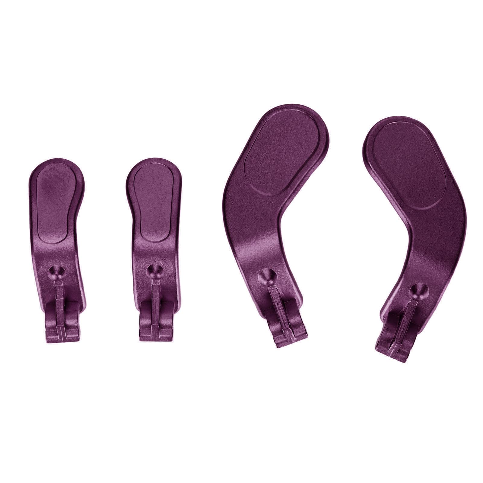 4PCS Controller Paddles for XboxOne Elite Controller Series, Stainless Steel Replacement Game Controller Interchangeable Paddles for XboxOne Elite Controller Series 2 Model 1797 (Purple)