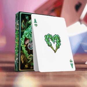 HAAKUN High Psychedelic Paper Playing Cards Beach Pool Cruise Home Lake Indoor Camping Accessories Birthday Gifts for Women Men Adults Cool Trippy Board Game Play