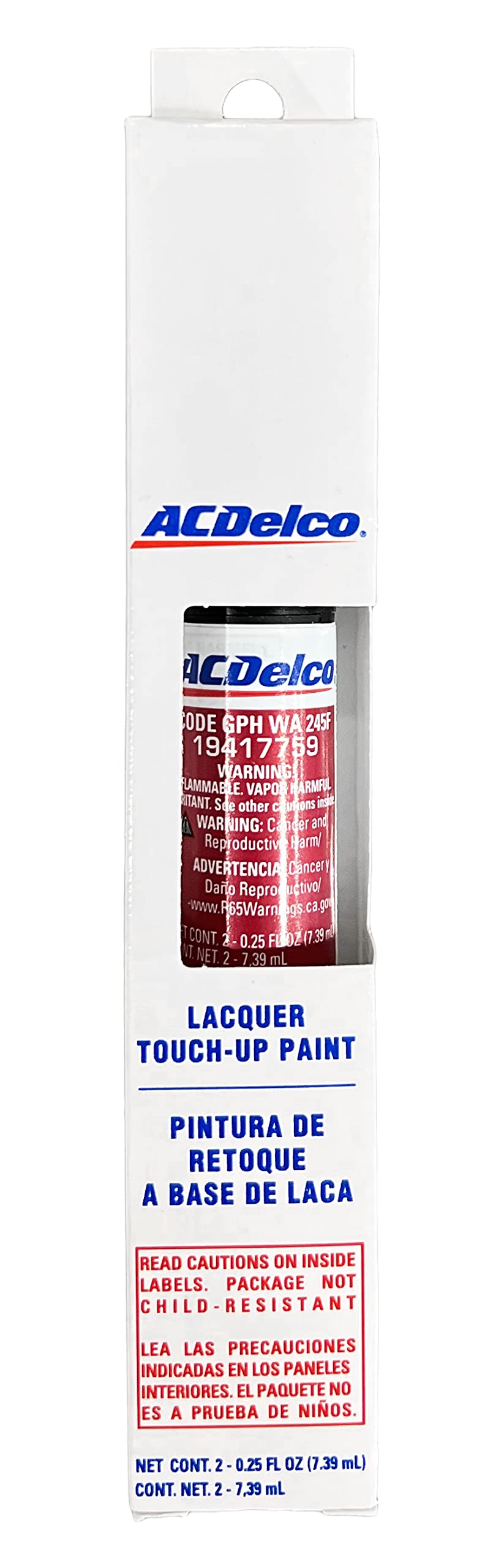 ACDelco GM Original Equipment 19417759 Red Mist Metallic (WA245F) Four-In-One Touch-Up Paint - .5 oz Pen