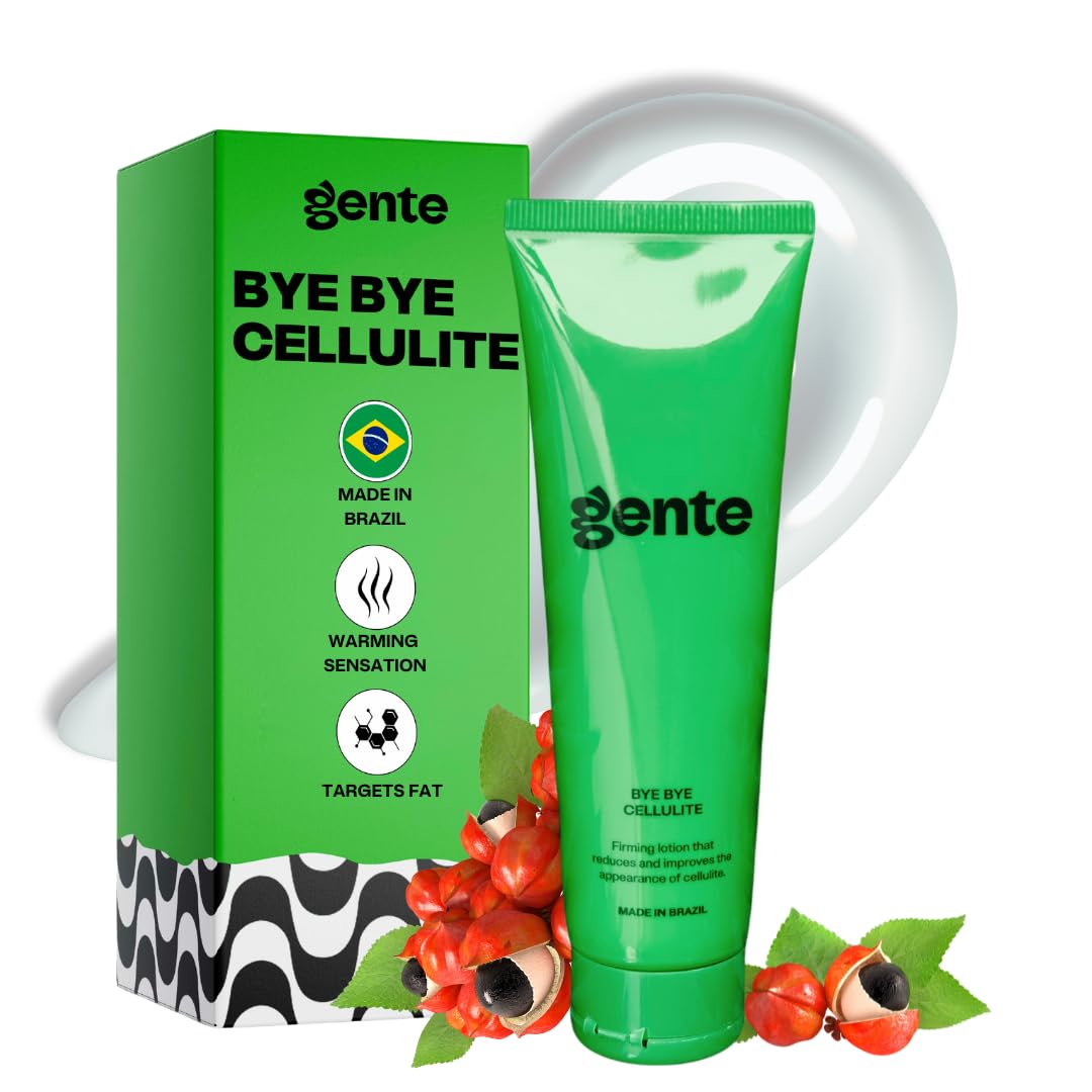 Gente Beauty Bye Bye Cellulite - Firming Lotion - Cellulite Remover, Skin Tightening Cream for Body, Anti Cellulite Cream, Belly Firming Cream, Skin Firming Body Lotion - 4.3FL OZ