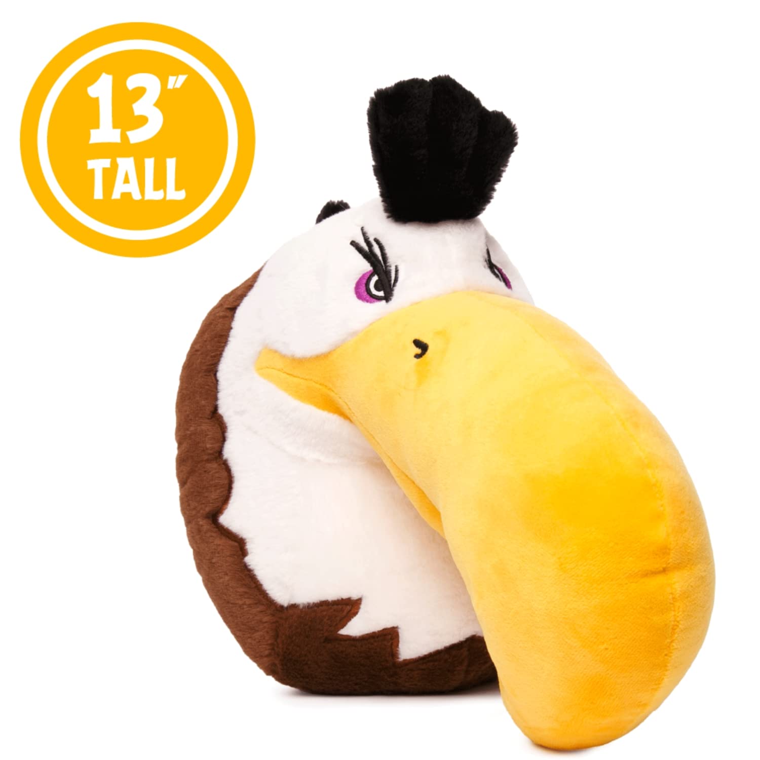 Angry Birds - Mighty Eagle - Giant Size - 13 Inch Collectible Plush Doll - Officially Licensed - Super Soft, Cuddly Doll for Kids and Adults - Limited Edition