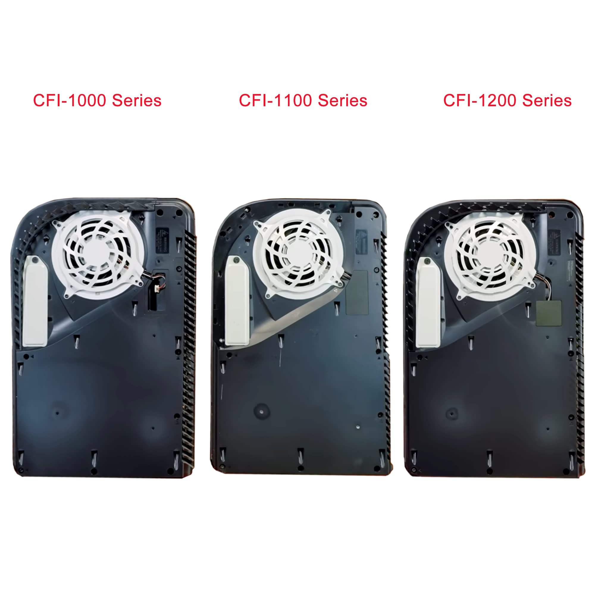 Internal CPU Cooling Fan Replacement for Sony PlayStation 5 PS5 23 Blades Fan 17 Blades Fan Cooler PS5 CPU Cooling Fan CFI-1215A CFI-1215B CFI-1202A CFI-1202B CFI-1216A CFI-1216B CFI-1218A CFI-1218B