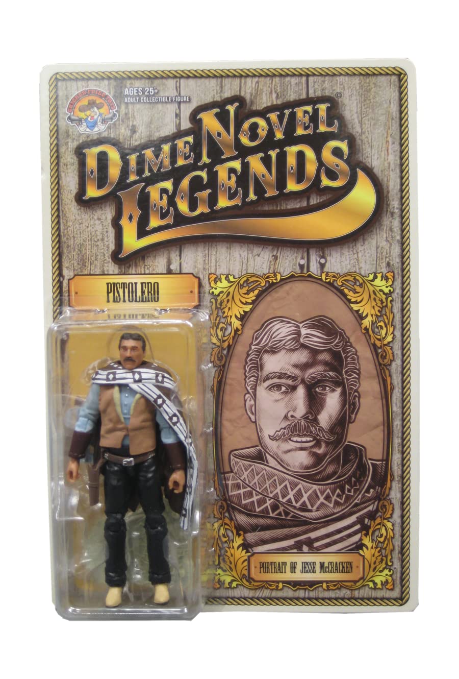 Dime Novel Legends 1/18 Scale (4inch Tall) Pistoleiro Old west Action Figure