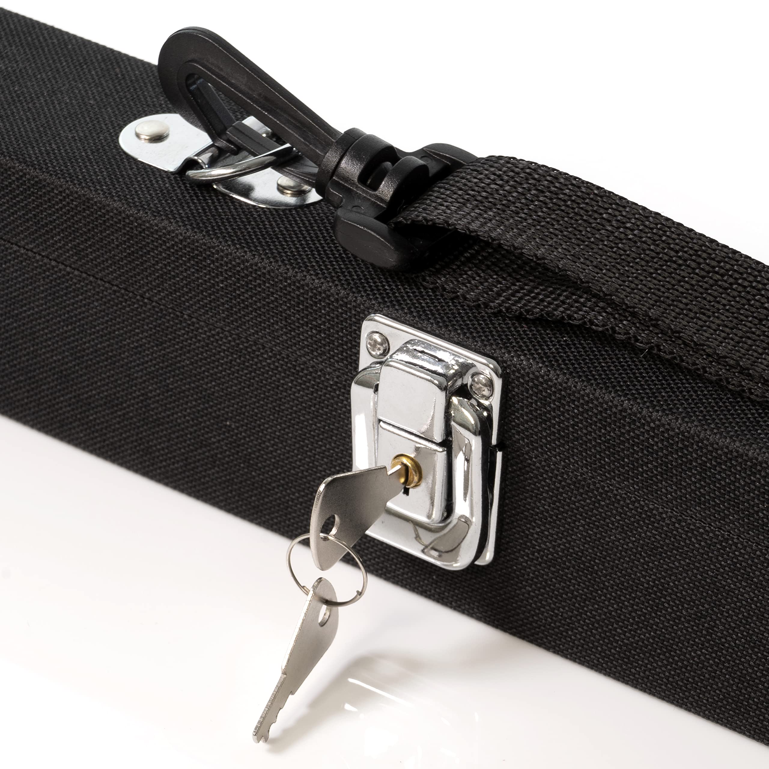 Smith & Basil Cello Bow Case - Fits Two 4/4 Violin, Cello or Viola Bows - Hard Outer Shell with Premium Internal Velvet Padding - Shoulder Strap, Name Tag and Music Sheet Clip Included