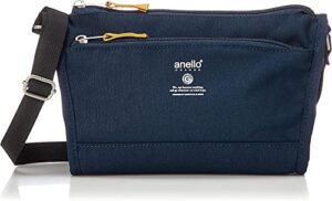 anero grande cabin gtm0173z mini shoulder bag, lightweight, water repellent, multiple storage, navy