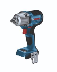 bosch gds18v-330cn 18v brushless cordless connected-ready 1/2 in. mid-torque impact wrench with friction ring and thru-hole (bare tool)