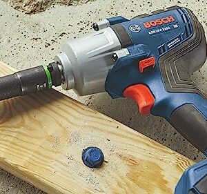 BOSCH GDS18V-330CN 18V Brushless Cordless Connected-Ready 1/2 In. Mid-Torque Impact Wrench with Friction Ring and Thru-Hole (Bare Tool)