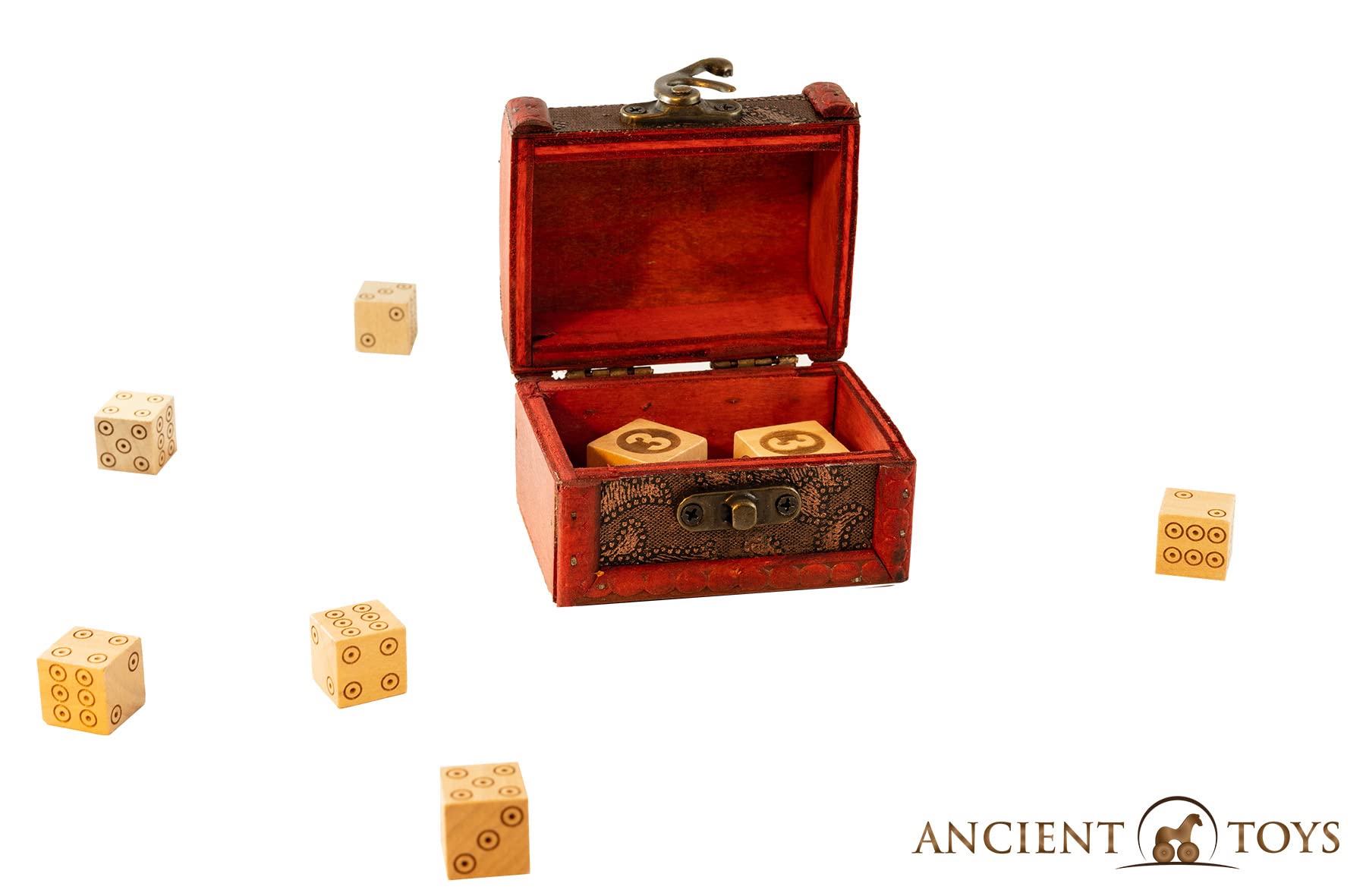 Ancient Toys Viking Dice from A Fast-paced Bluffing Game Similar to Liar’s Dice, Mia, Dudo and Perudo. Great Party Game That is Fun and Easy to Learn!…