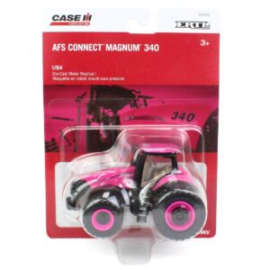 ERTL 1/64 Pink Case IH AFS Connect Magnum 340 w/Front & Rear Duals 44335