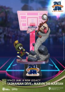 beast kingdom-ds-070-cb-space jam: a new legacy-tasmanian devil & marvin the martian close box figure