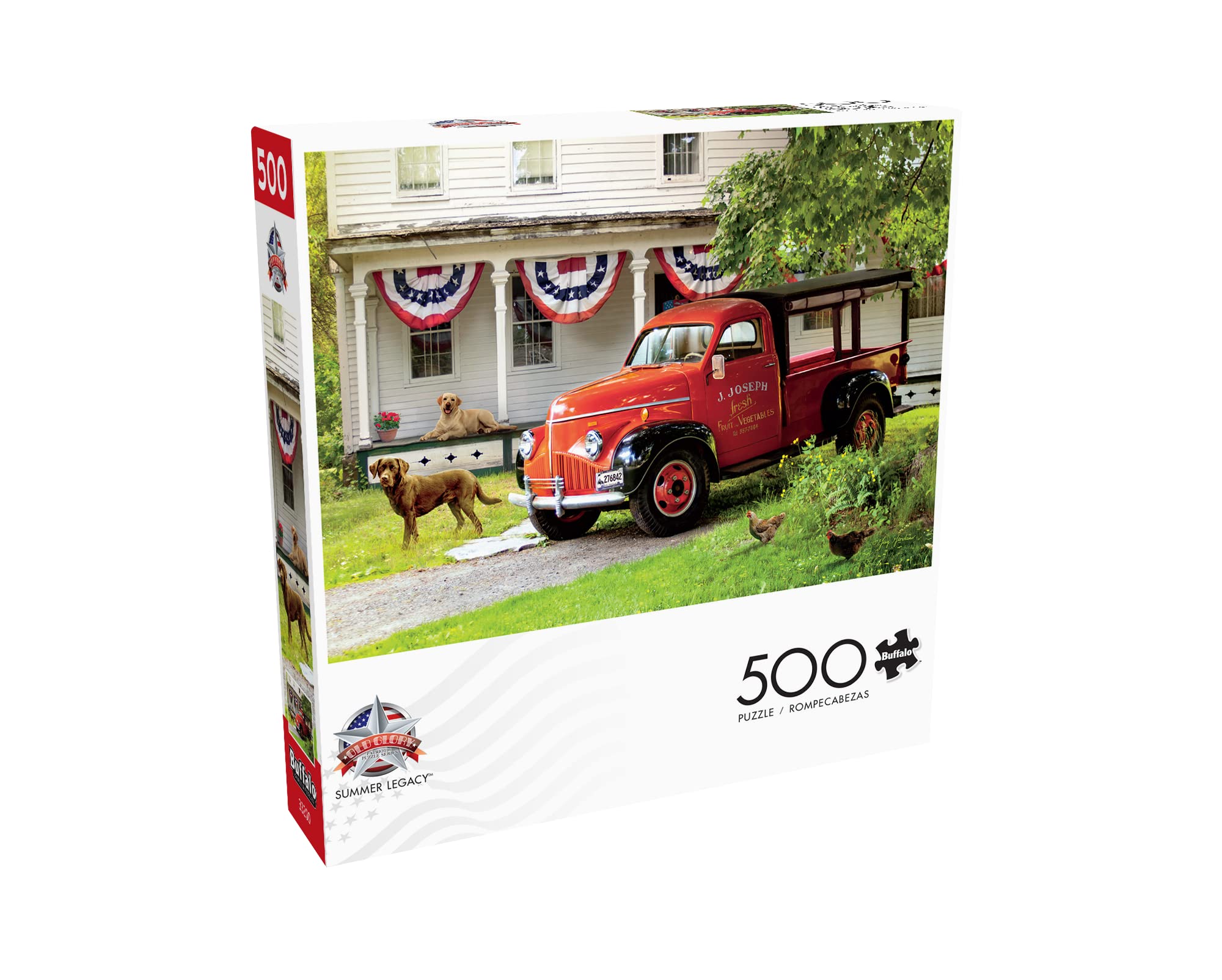 Buffalo Games - Greg Giordano - Summer Legacy - 500 Piece Jigsaw Puzzle for Adults Challenging Puzzle Perfect for Game Nights - Finished Puzzle Size is 21.25 x 15.00