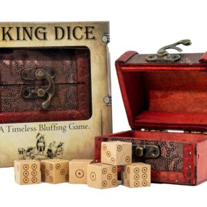 Ancient Toys Viking Dice from A Fast-paced Bluffing Game Similar to Liar’s Dice, Mia, Dudo and Perudo. Great Party Game That is Fun and Easy to Learn!…