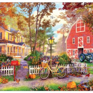 Buffalo Games - Country Life - Autumn Farmhouse - 500 Piece Jigsaw Puzzle