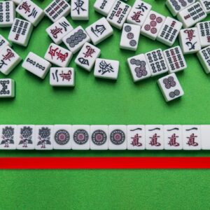 Henoyso Mahjong Tile Pushers 16.3 Inch Colored Acrylic Mahjong Pushers Set of 4 for Playing Mahjong, 4 Colors