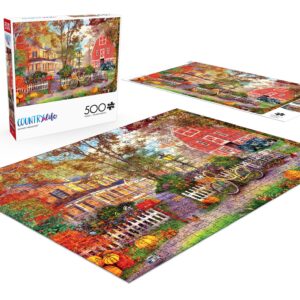 Buffalo Games - Country Life - Autumn Farmhouse - 500 Piece Jigsaw Puzzle