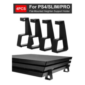 for PS4 Bracket Accessories Stand For Playstation 4 For PS4 For Slim Pro Feet Stand Console Horizontal Holder Game Machine Cooling Legs (for PS4 SLIM)