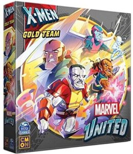 cmon marvel united x-men gold team expansion | tabletop miniatures game | strategy game | cooperative game for adults and kids | ages 14+ | 1-7 players | average playtime 40 minutes | made by cmon