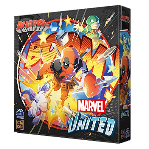 CMON Marvel United Deadpool Expansion | Tabletop Miniatures Game | Strategy Game | Cooperative Game for Adults and Kids | Ages 14+ | 1-4 Players | Average Playtime 40 Minutes | Made by CMON