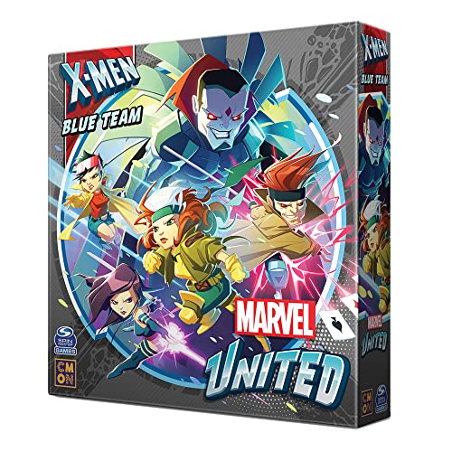 CMON Marvel United X-Men Blue Team Expansion | Tabletop Miniatures Game | Strategy Game | Cooperative Game for Adults and Kids | Ages 14+ | 1-7 Players | Average Playtime 40 Minutes | Made by CMON