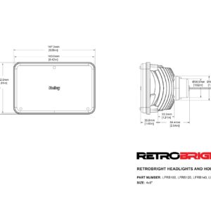 Retrobright - Retrobright Yellow Sealed 4X6 Rect Hb (LFRB101)