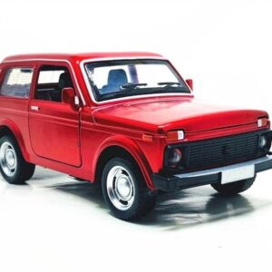 Scale Vehicles Model Alloy Car Diecasts & Toy Vehicles Metal Toy Car Model Simulation Collection Toys for Children 1/32 for Lada for NIVA (Color : Red)