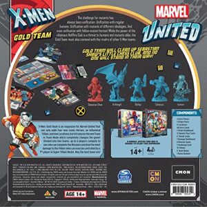 CMON Marvel United X-Men Gold Team Expansion | Tabletop Miniatures Game | Strategy Game | Cooperative Game for Adults and Kids | Ages 14+ | 1-7 Players | Average Playtime 40 Minutes | Made by CMON