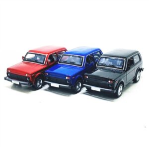 Scale Vehicles Model Alloy Car Diecasts & Toy Vehicles Metal Toy Car Model Simulation Collection Toys for Children 1/32 for Lada for NIVA (Color : Red)