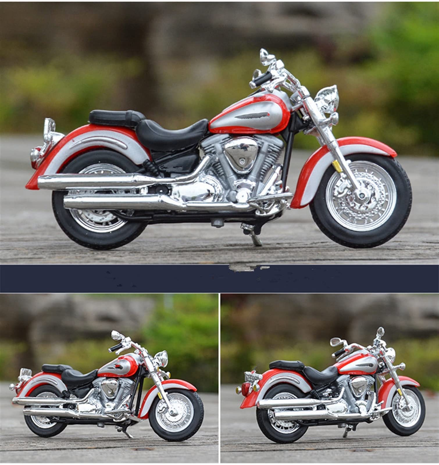 NJCORE for Yamaha Roadstar 1:18 Static Die Casting Car Collection Hobby Motorcycle Model Toys