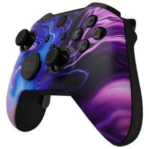 Custom Elite Series 2 Controller Compatible With Xbox One, Xbox Series S, and Xbox Series X (Purple Swirl)